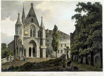 1804年頃のナバラの大学の礼拝堂（ポリテクニック・スクール）。
