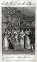 マダム・コタン（ソフィー・コタン・ロスタン）（1770-1807）の枯葉のドレス フランスの作家。