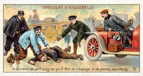 酔っぱらいは自分が何をしているのかわからず、重大な事故の危険にさらされる（クロモリト）。