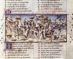 A nobreza caçando sob a influência de Júpiter de 