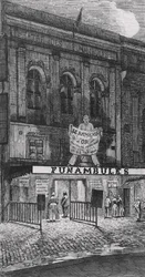 シアターデフナンブレス、ブールバールデュテンプル、パリ、1862年