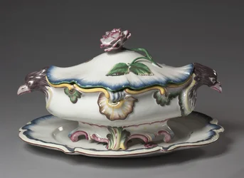 Tureen、ストラスブール工場で製造、1750年頃