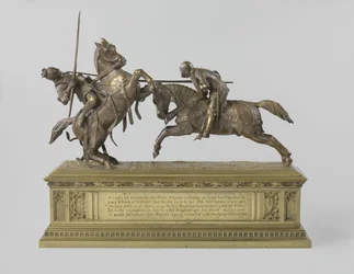 2人の戦う騎士、「Mort de Monseigneur le Duc de Clarence」として知られる。