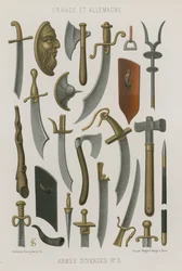 フランスとドイツのさまざまな武器