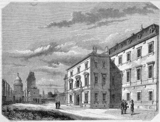 エコール・ノルマルの眺め - 彫刻、19世紀後半