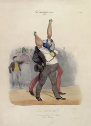 What Funny Heads !、ルイフィリップドルレアン（1773-1850）およびチャールズX（1757-1836）c.1830の風刺画