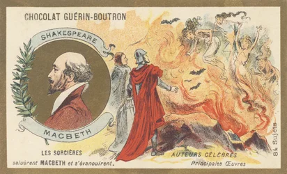 ウィリアム・シェイクスピア（1564-1616）アングロサクソン文化の詩人、劇作家、作家、悲劇「マクベス」の作者