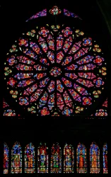 聖母マリアの死を描いたウィンドウw141