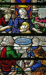 最後の晩餐を描いたウィンドウw22