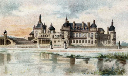 シャンティ（オワーズ）の城の眺め。