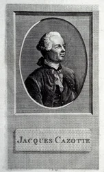 作者ジャック・カゾットの肖像画、1720～1792年、18世紀。