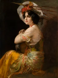 カルメンとしてのロザリオ・ゲレロ、c。 1908年。