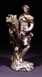 夏の寓意、1752年頃（磁器）