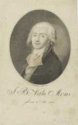 ジャン＝バティスト・ヴァン・モンスの肖像1765-1842、1800。