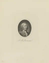 作曲家ジャン・フィリップ・ラモーの肖像1683-1764、1802。