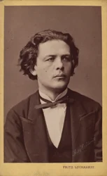 作曲家アントン・ルビンシュタインの肖像、1829～1894年頃。 1870年。