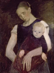 ムーアの農婦と子供