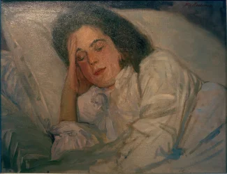 眠るアレクサンドラの肖像