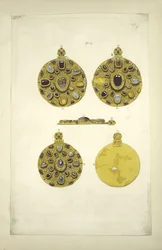 モンゴルの侵略前のロシアのジュエリー。 1853年以前のロシア国家の古代遺物から