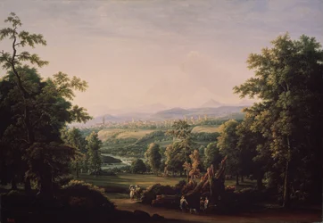 ベルン近郊の風景、1817年