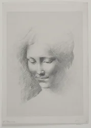 女性の頭