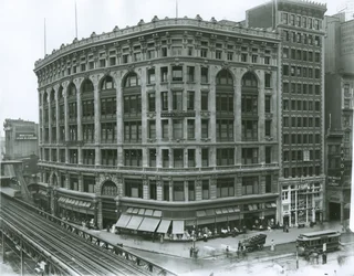 Saks und Companyデパート、ニューヨーク（ゼラチンシルバー写真）