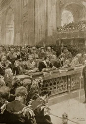 1872年2月27日、セントポール大聖堂で開催された「The Illustrated London News」（1901年）からのプリンスオブウェールズ復興感謝祭