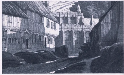 Clavering Essexの思い出（カラーリトグラフ