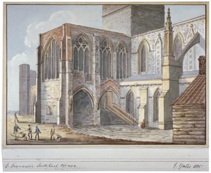 サザーク大聖堂、ロンドン、1825