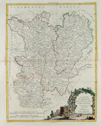 ブルゴーニュ、フランカコンテア、リヨンの統治、G。ズリアーニによる彫刻。1777年にヴェネツィアで出版されたアントニオザッタのプライベートコレクションのトメIから取ったプライベートコレクション