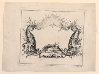 「レキュイユ・ヌーヴォー・ド・ディファレンス・カルトゥーシュ」よりエスカッション