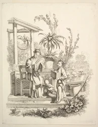 トイレ、ca。 1742年。