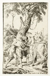 M. de Belle-Isle の逃亡、Attakapas の囚人、Les Nouveaux Voyages aux Indes Occidentales のプレート 4