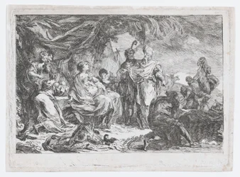 家の神々を探すラバン 1753年。