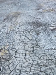 ひび割れた大地模様
