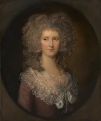 アン・ジョリフの肖像 1780年頃 油彩・カンヴァス