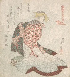 花魁、19世紀。