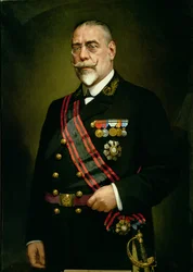 マヌエル・アジェンデ・サラザールの肖像 (1865-1923) (キャンバスに油彩)