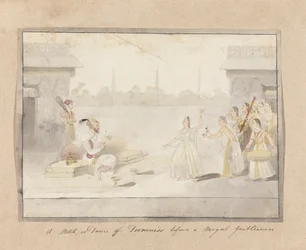A Notch, or Dance of Dommies before a Moghul Gentleman   1434044   ja       japanese Successfully Translated  Original: Storyboard from An American in Paris Translat: Storyboard from 