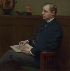 チャールズ・ローレンス・ハッチンソンの肖像、c。 1902年。