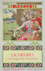 3 月、Henri Garnier & Co. のカレンダーより