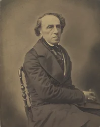 作曲家ジャコモ・マイヤーベーアの肖像 1791-1864, 1853-1854.
