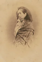 オペラ歌手 Rosine Stoltz 1815-1903、1855-1859 の肖像。