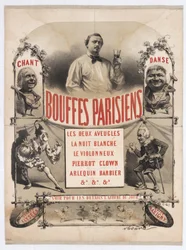 ジャック・オッフェンバッハによるブーフ・パリジャン劇場、1865年。