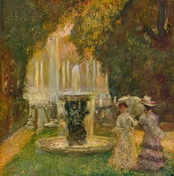 Les Grandes Eaux A Versailles LAllee DEau、c1908