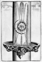 装飾用の噴水のデザイン、1664年