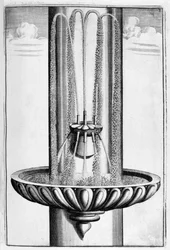 装飾用の噴水のデザイン、1664年