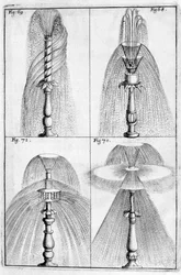 装飾用の噴水のデザイン、1664年
