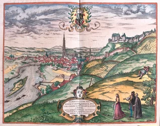 ドイツ、コロニア - ゲオルク・ブラウン作「Civitates Orbis Terrarum」ケルン1617年所収