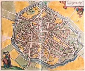 ゲオルク・ブラウン著『Civitates Orbis Terrarum』（ケルン、1617年）中のフランス、ドヴァイ